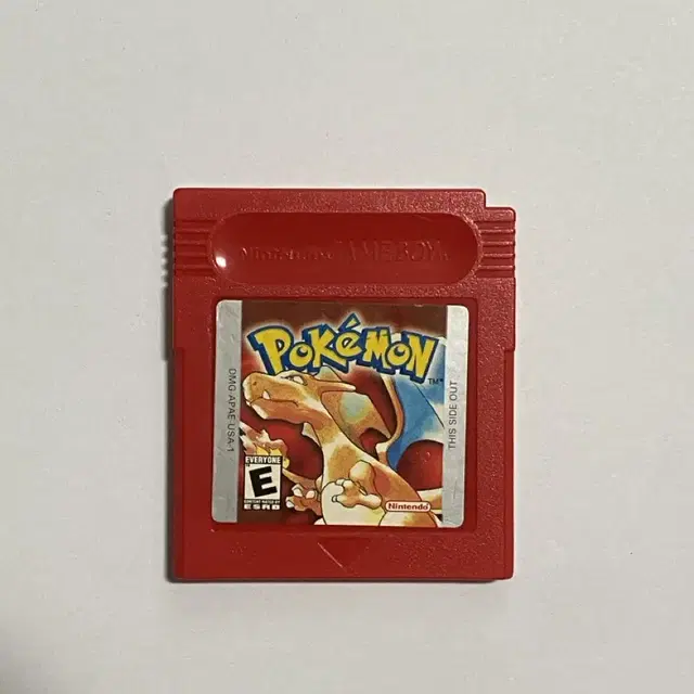 포켓몬 레드 버전 영어 북미 정품 게임팩 gb gameboy 게임보이