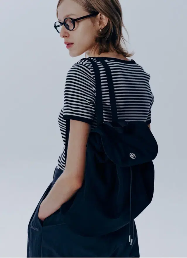 마리떼 백팩 (CIRCLE LOGO BACKPACK black)