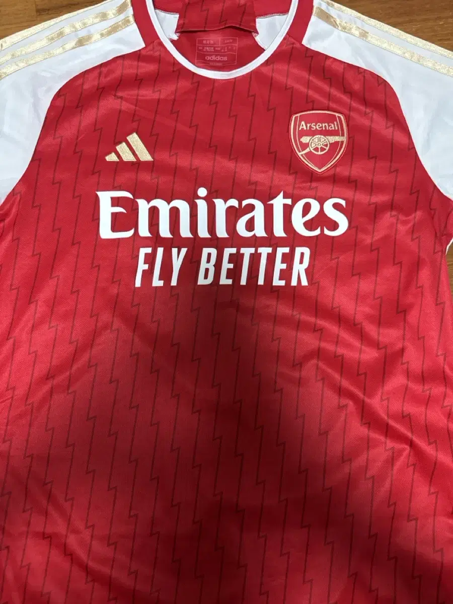 Arsenal Soccer Shirt 23/24 - Authentic Xhaka 7 (EPL Version) with Adidas