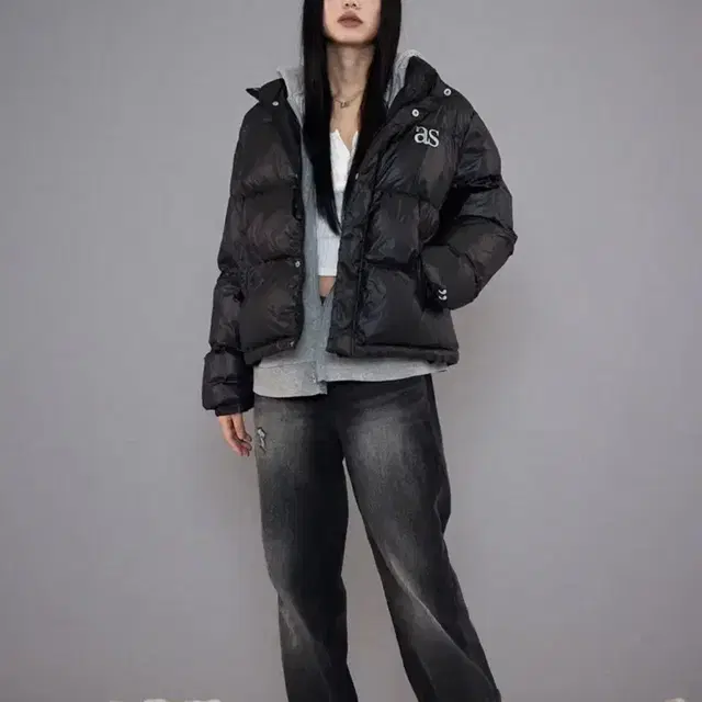 애즈온 헤비 푸퍼 패딩 HEAVY PUFFER JACKET