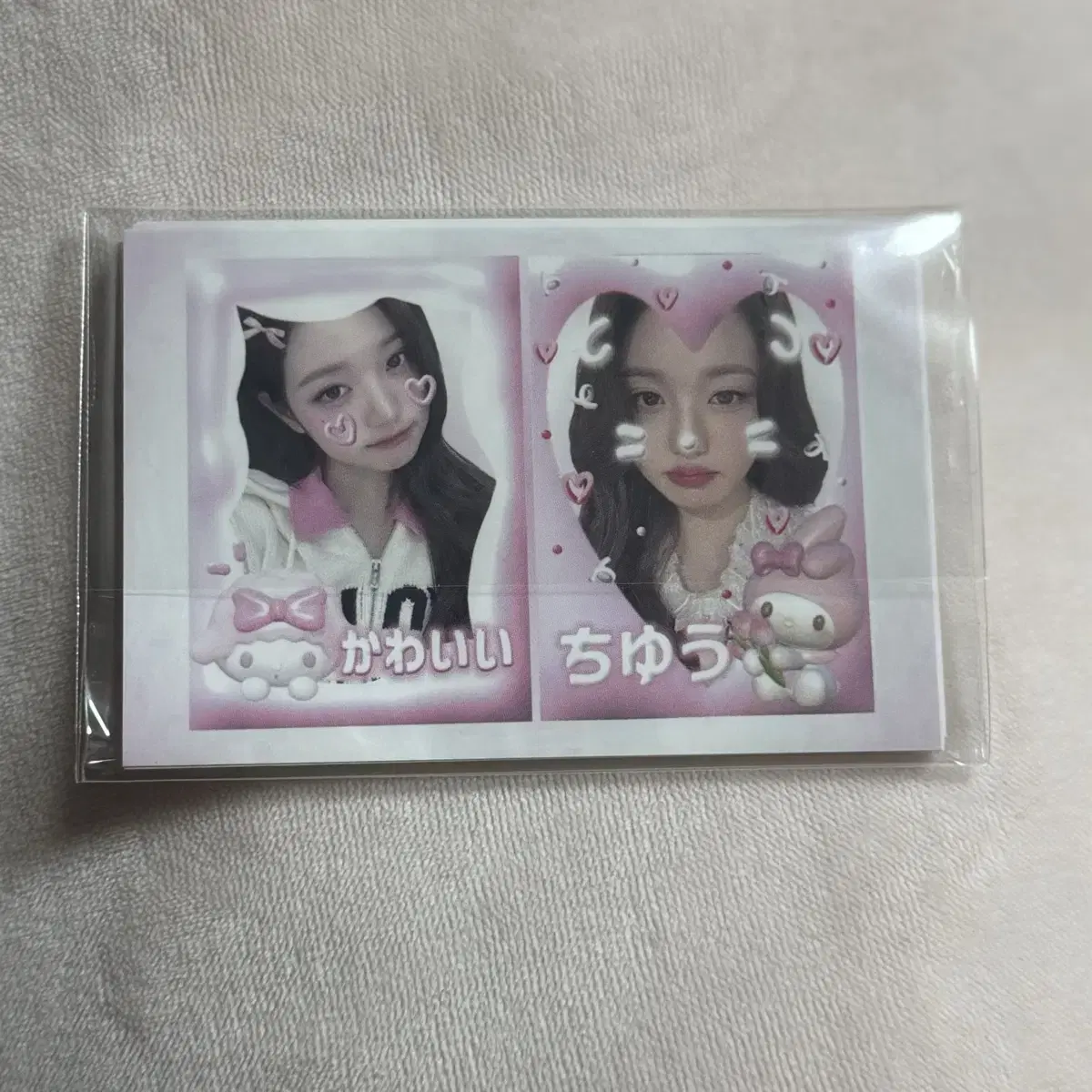 [1+1] ive jang wonyoung purikura sticker unofficial goods