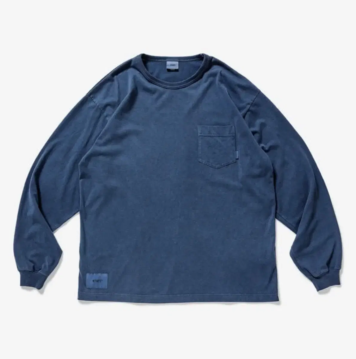 [L] Doubletap Blank Long Sleeve Pigment bloo 19SS