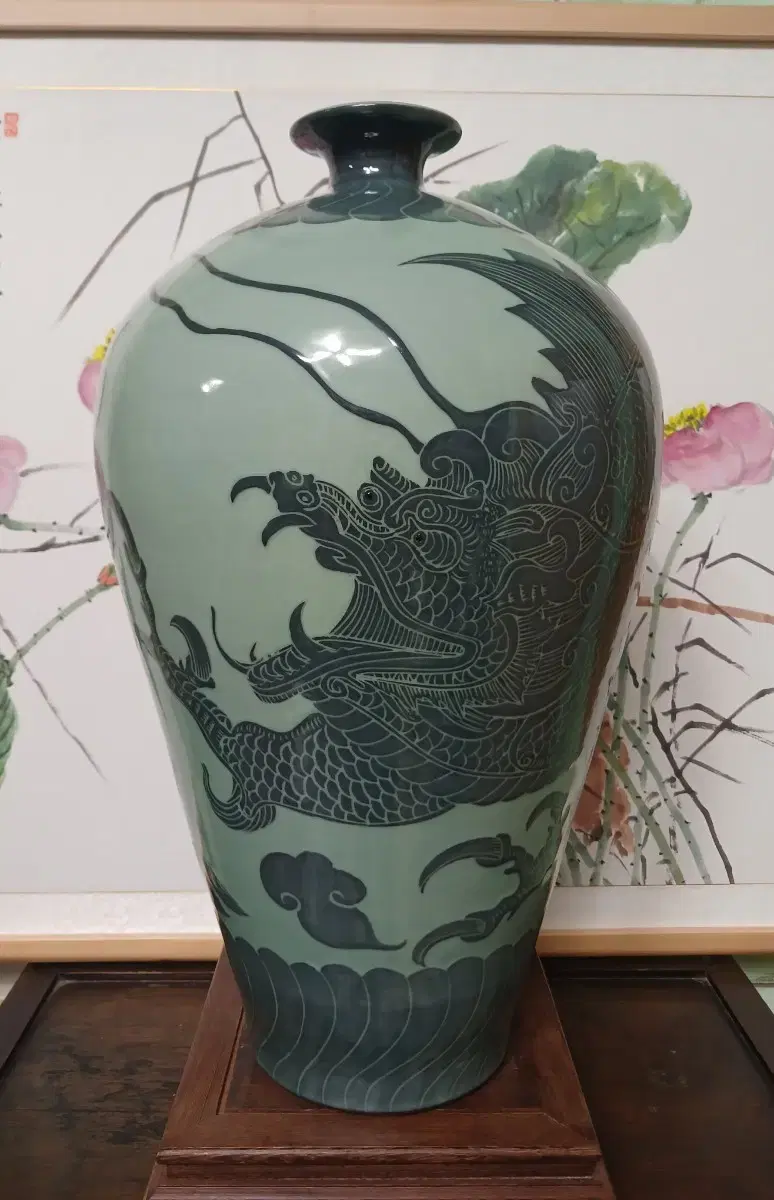 강진청자. 강진탐진요 김경진. 46cm