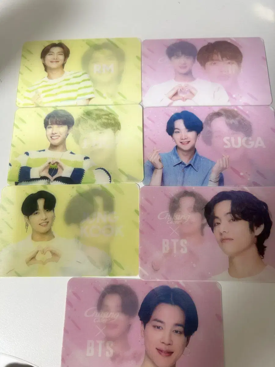 Bangtan Chilsung Cider hologram photocard