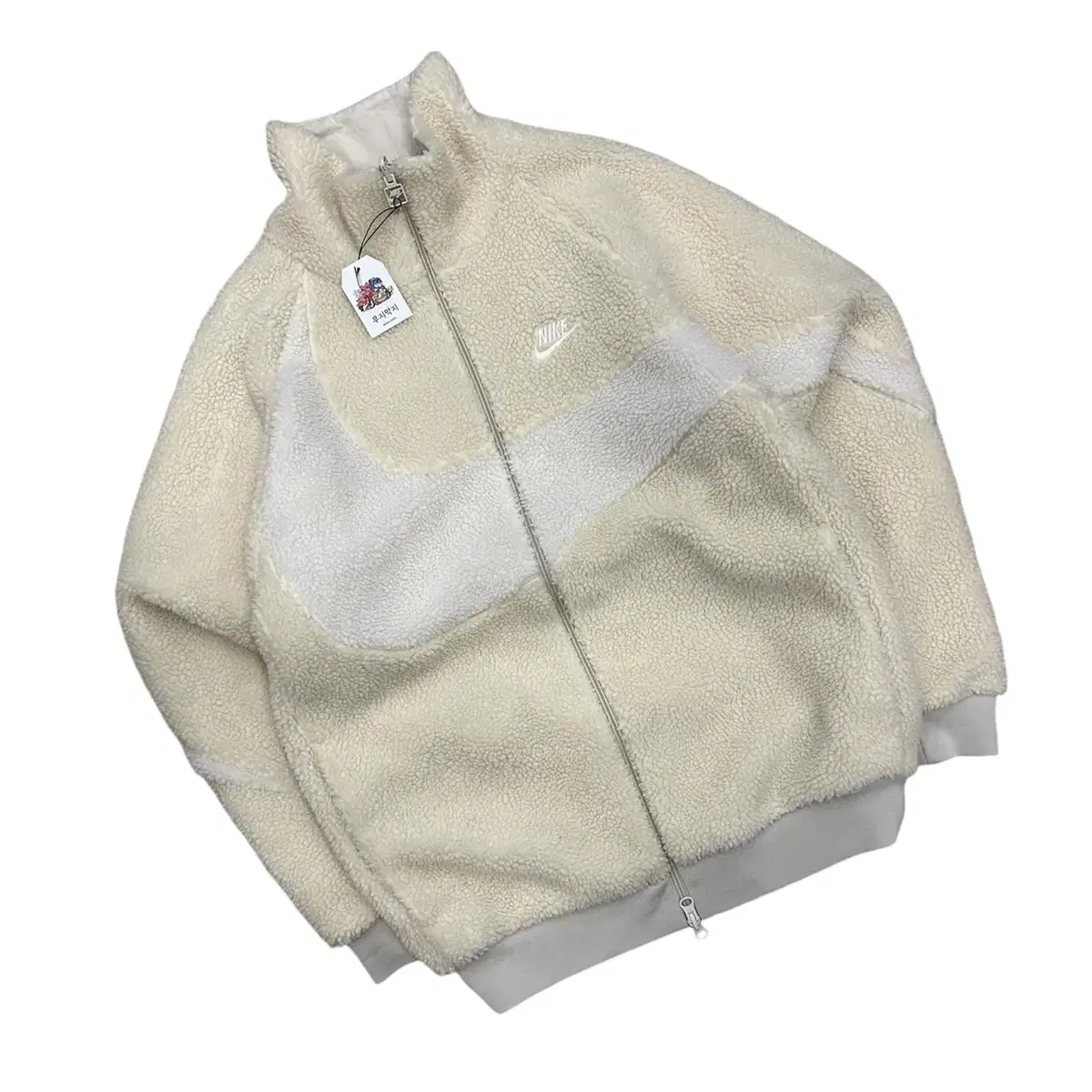 [90] Nike Big Logo Reversible Hooded Windbreaker