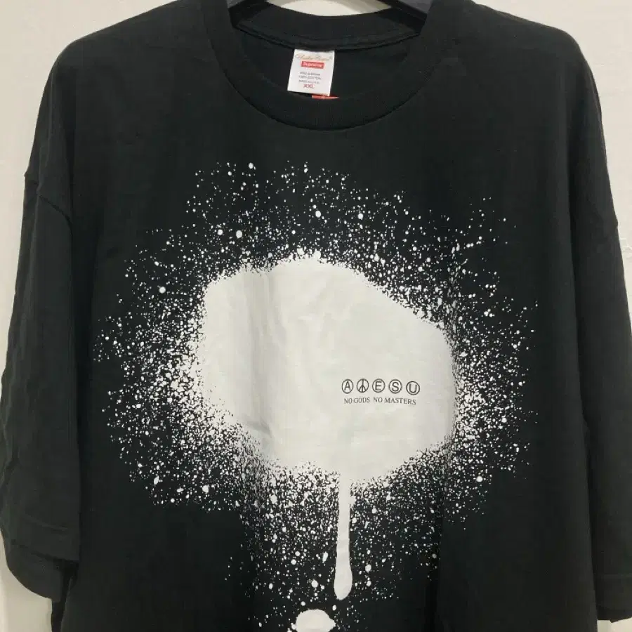 슈프림x언더커버 택 티셔츠 블랙23ss 2XL