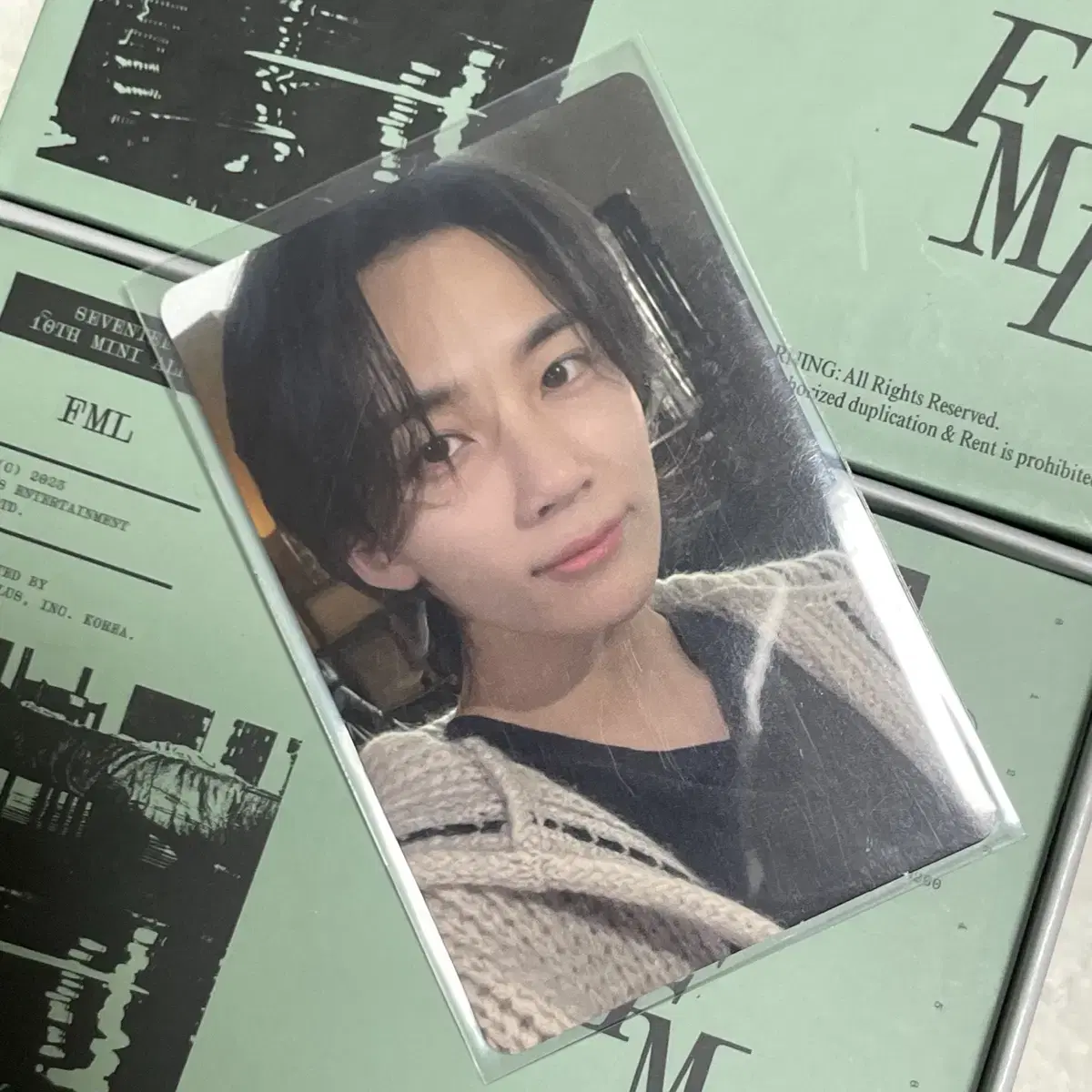 Seventeen FML kit jeonghan with photocard