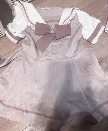 리즈리사 LIZLISA 반팔 세일러 카라 셋업 핑크 양산형 지뢰계