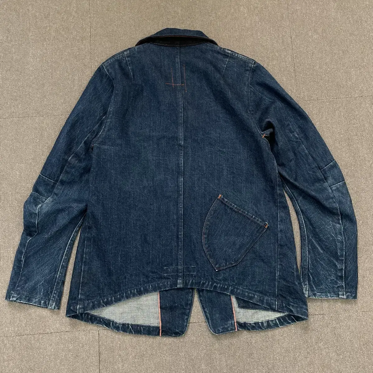 kato 3D DENIM JACKET 카토 인디고 데님 자켓 s