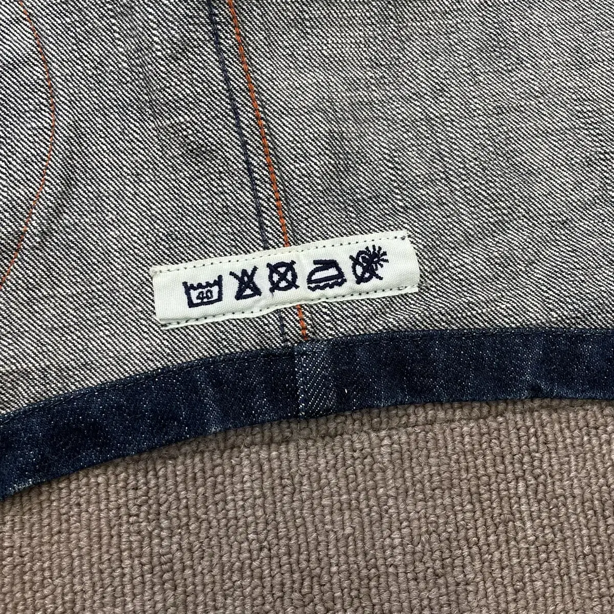 kato 3D DENIM JACKET 카토 인디고 데님 자켓 s