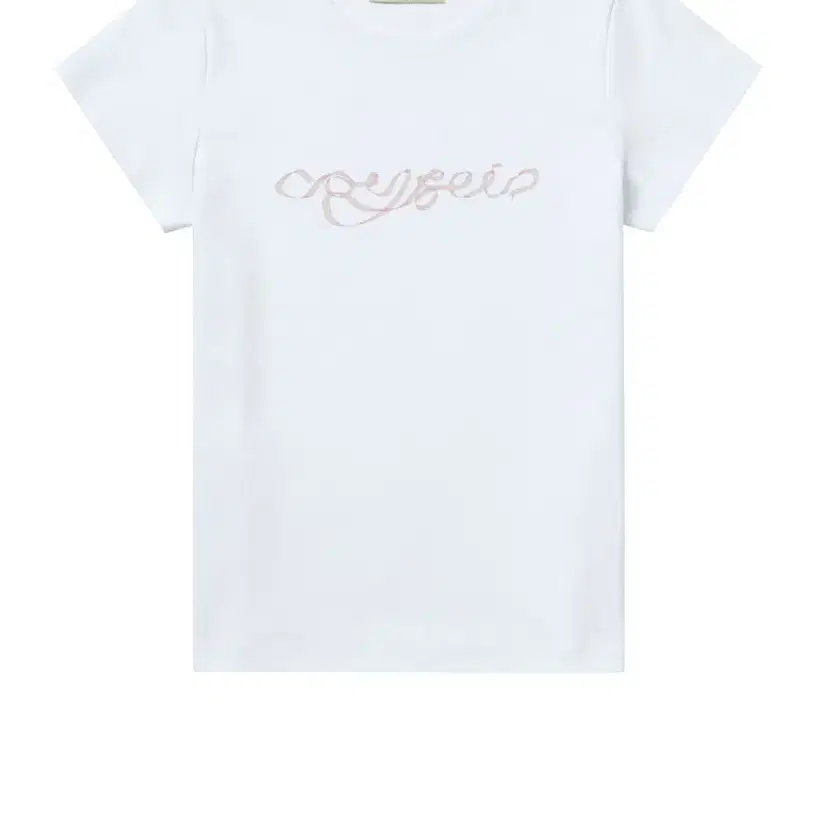 코이세이오 반팔 RIBBON SIDE STRAP T-SHIRT WHITE