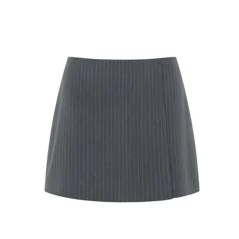 포니테일 90s Classy Wrap Mini Skirt (GREY)