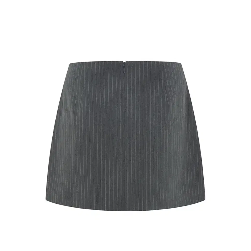 포니테일 90s Classy Wrap Mini Skirt (GREY)