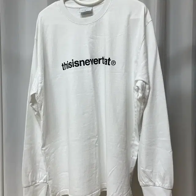 디스이즈네버댓 (22SS) T-Logo L/S Tee White XL