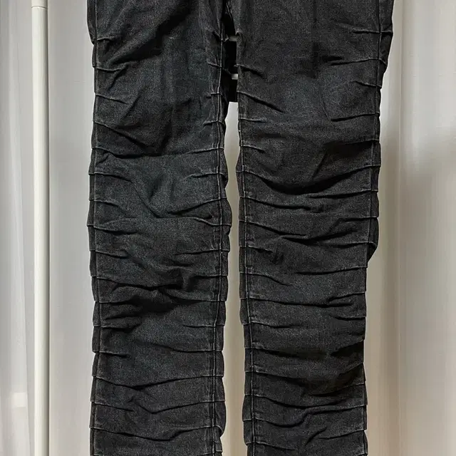 노매뉴얼 T.W DENIM PANTS - WASHED BLACK L