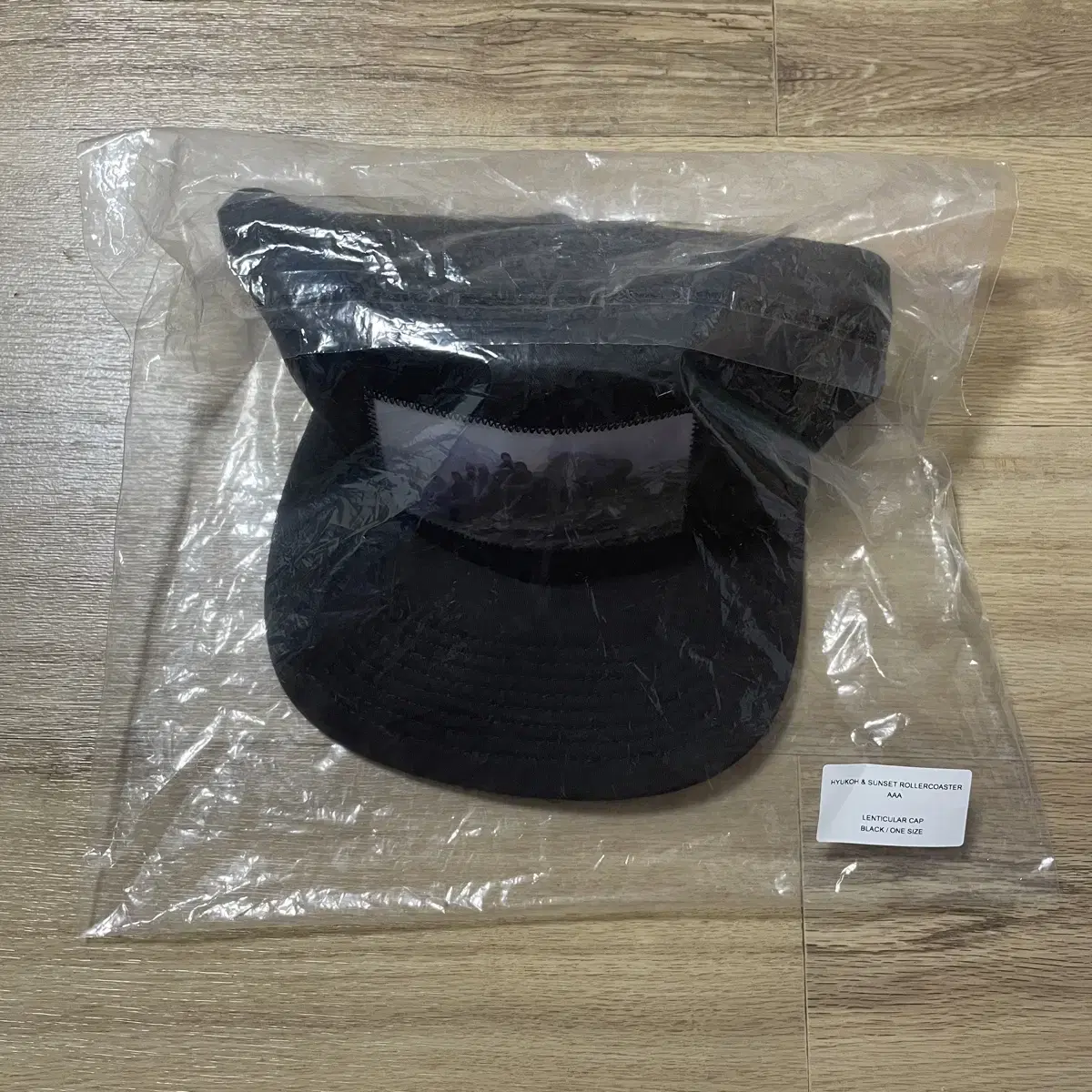 AAA Hyuk-O Sunset Roller Coaster lenticular hat black