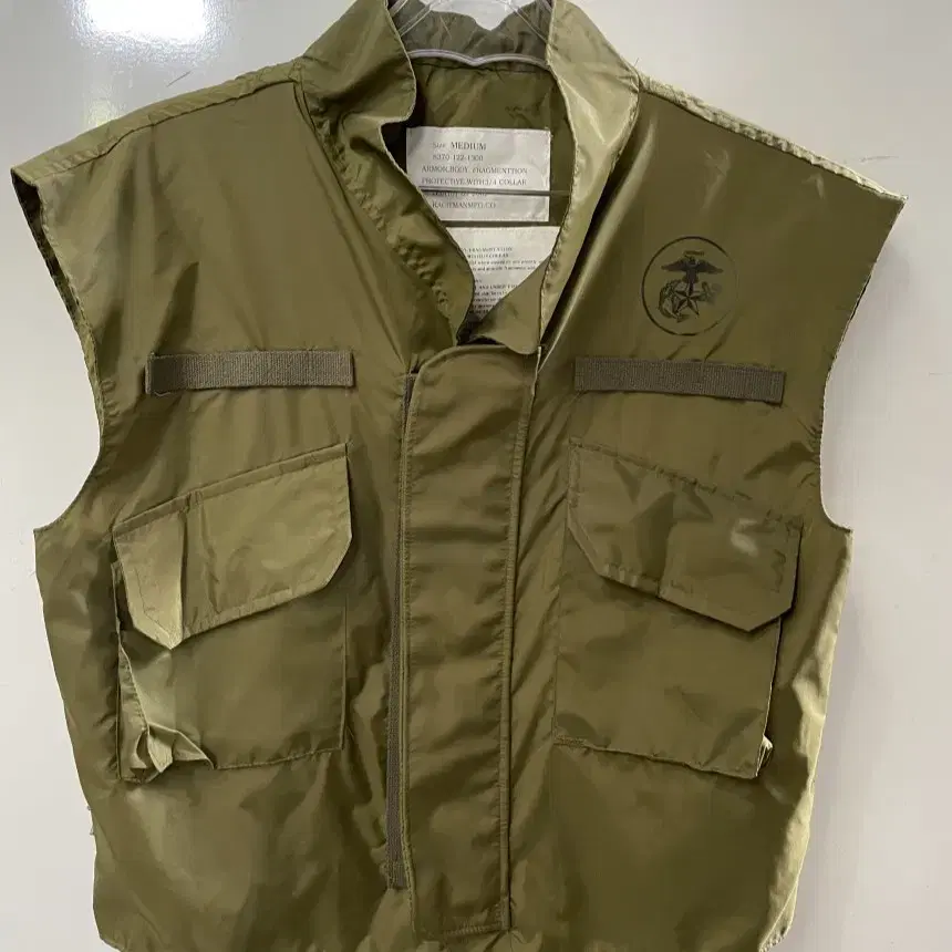 Vietnam War bangtan vest cover olive green new