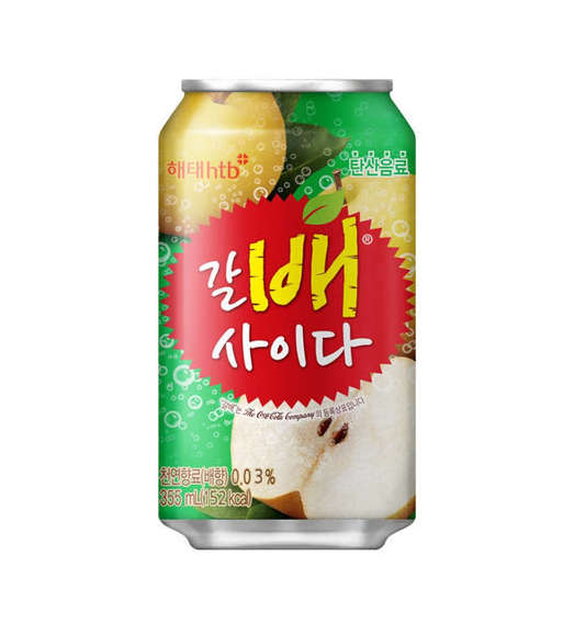 무료배송-갈배사이다 355ml 24캔 갈아만든배