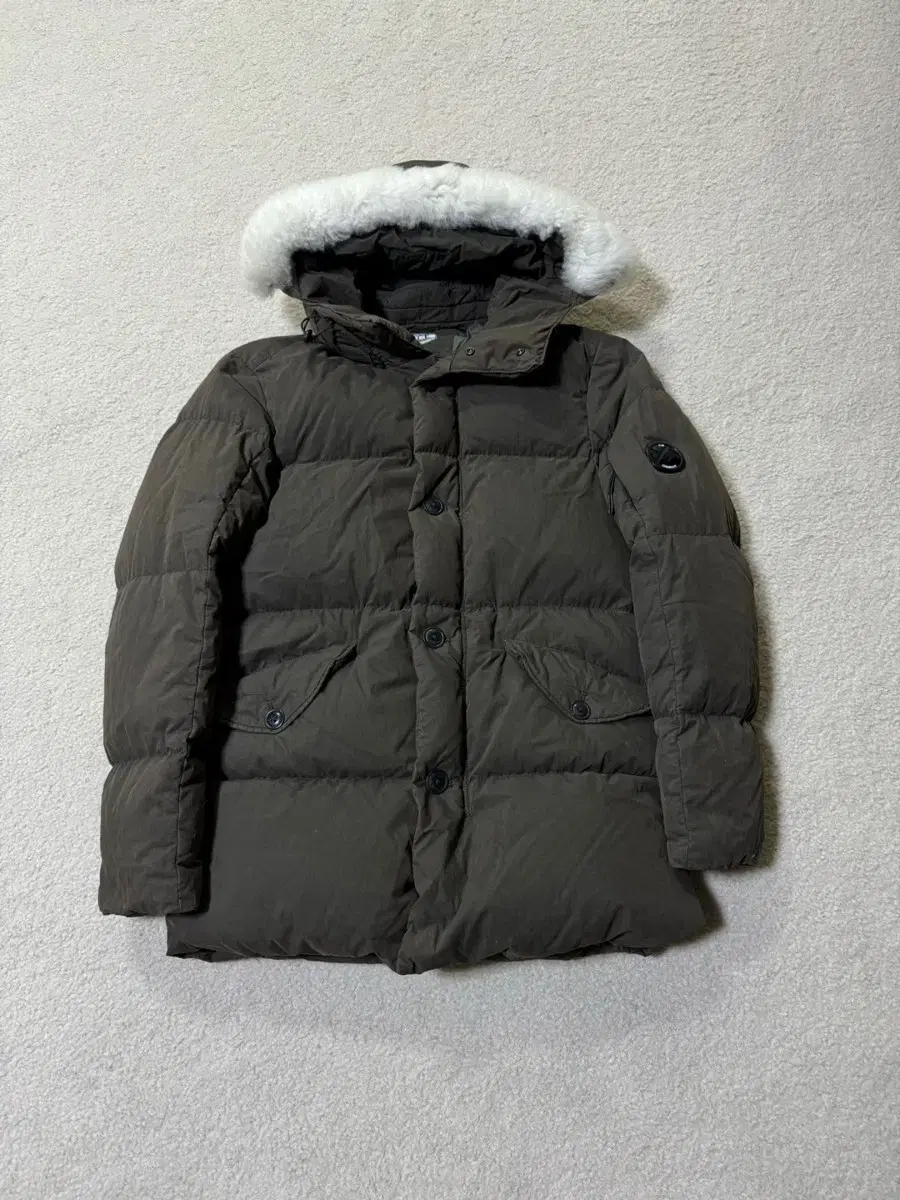 CP Company CP Company Fleece Hooded Puffer Jacket 46 S