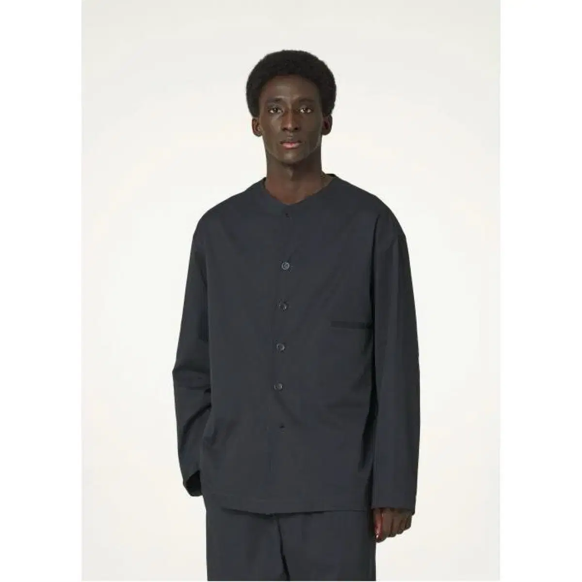 [52] Lemaire Relaxed Shirt Black