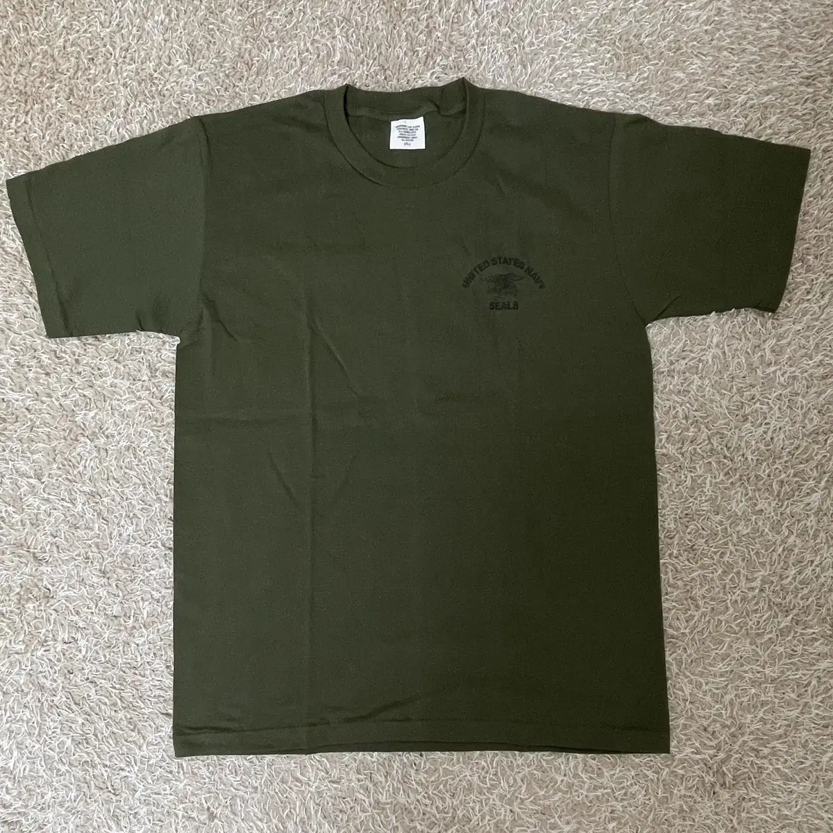 New Arrivals US Army Navy SEAL Short Sleeve T-Shirt Khaki