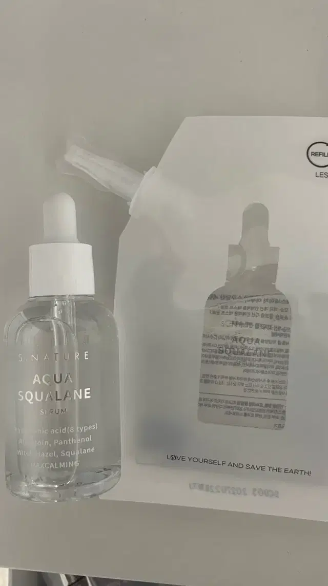 에스네이처 스쿠알란 세럼 50ml + 리필