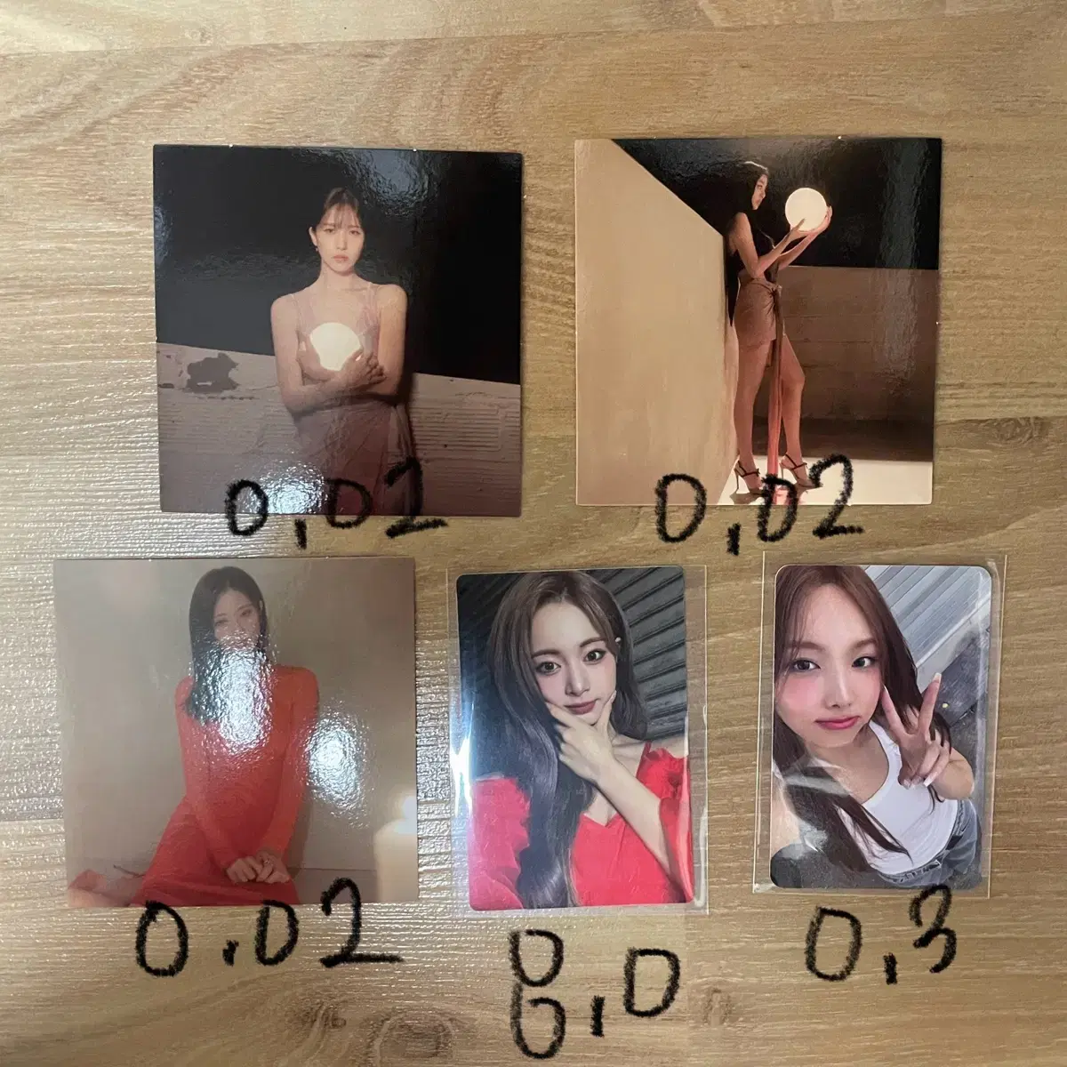 Tzuyu nayeon unreleased photocard photocard Broadcasting