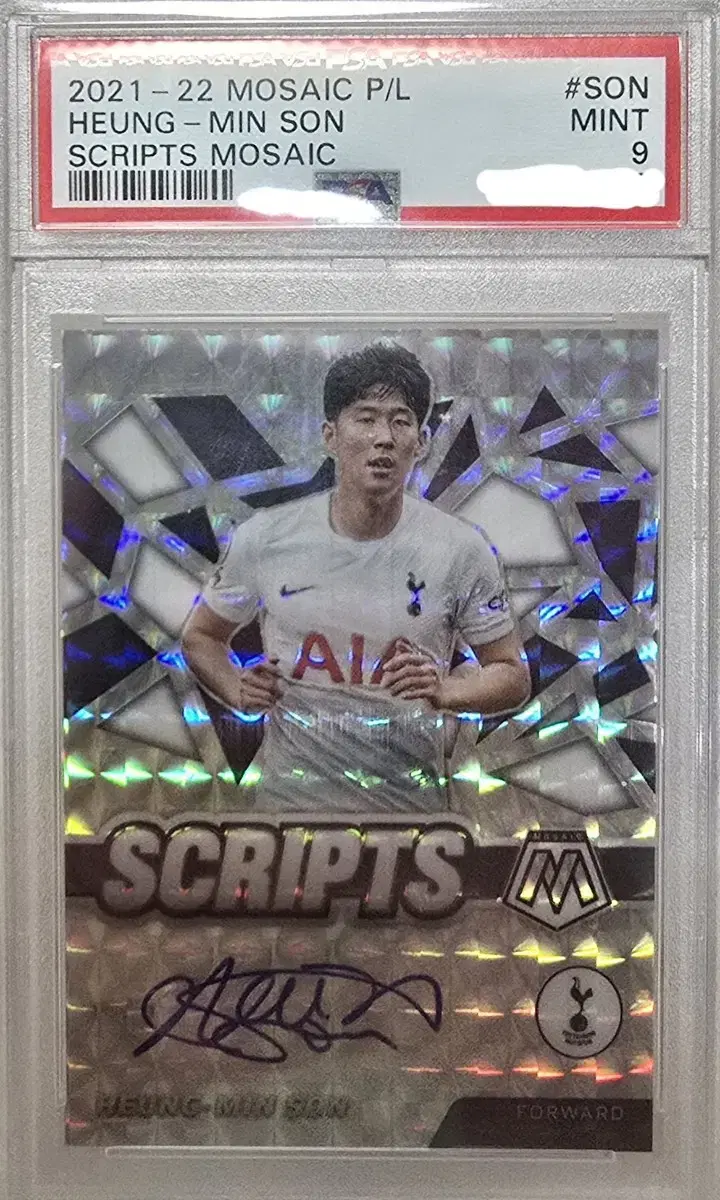 2021 Mojaik EPL Son Heung-min Auto PSA 9