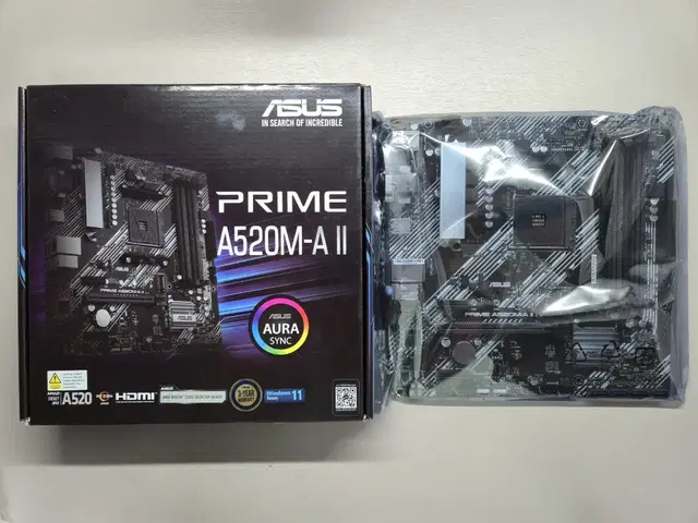 ASUS A520M a II + ddr4 32gb 판매