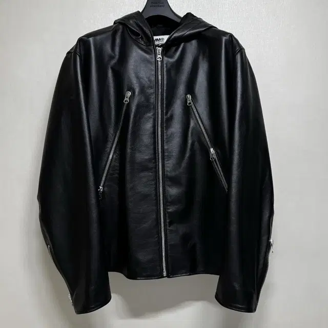 mm6 Hooded Leather Jacket 후드 레더 자켓