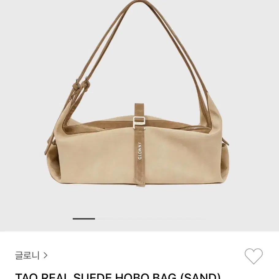 글로니 가방 숄더백 TAO REAL SUEDE HOBO BAG