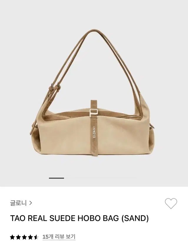 글로니 가방 숄더백 TAO REAL SUEDE HOBO BAG