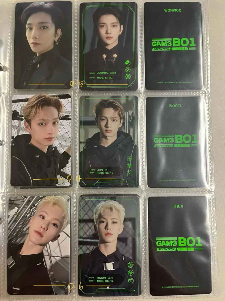 Seventeen Gameboy Membership Photocard