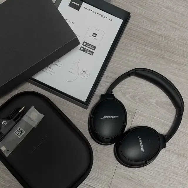 (10월까지만 판매!) BOSE 보스 헤드셋 qc45 블랙