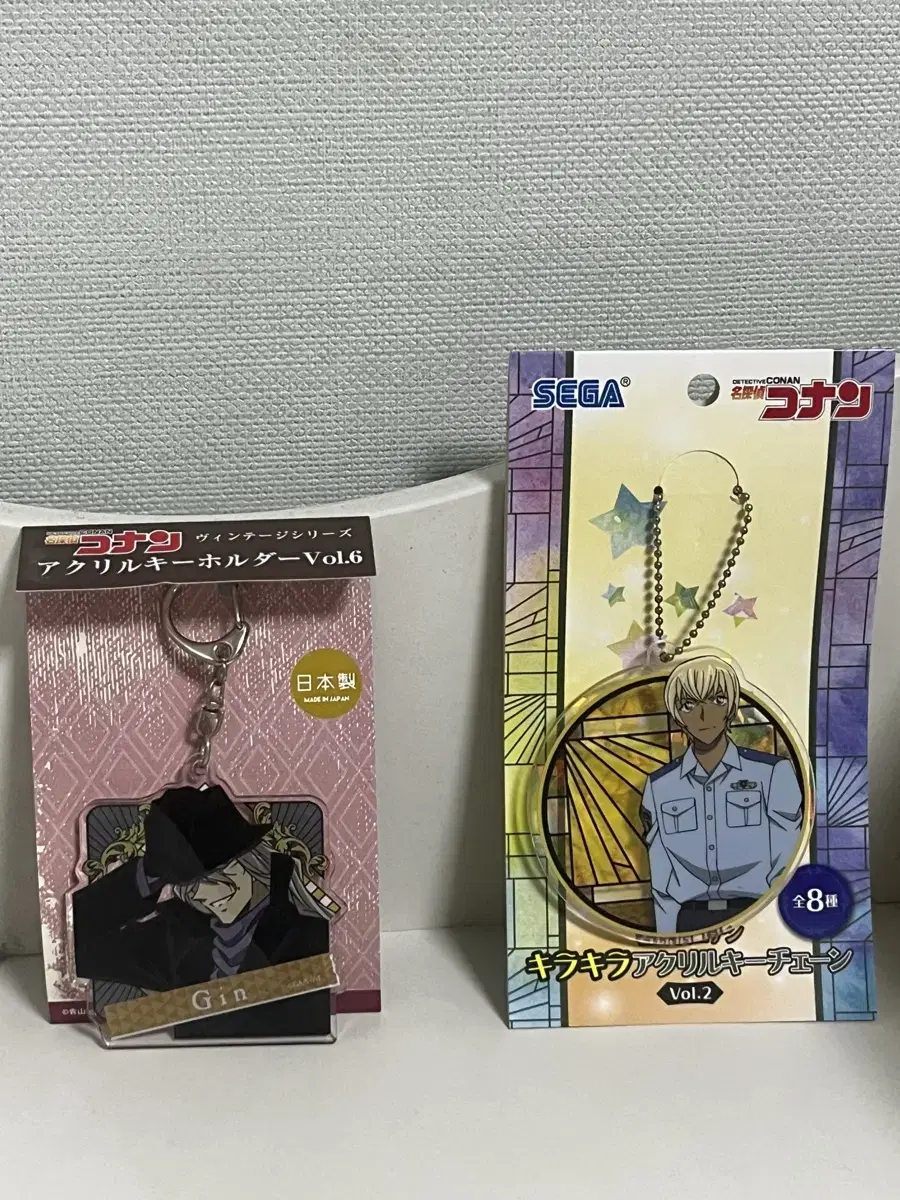 Detective Conan Jin, Furuya lay Police Academy acrylic keyring and hologram postcards