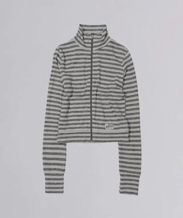 스컬프터 Light Weight Striped Jersey Gray