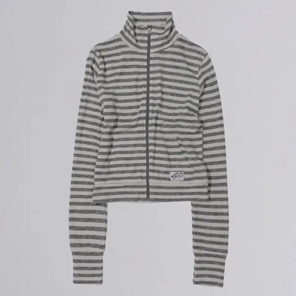 스컬프터 Light Weight Striped Jersey Gray