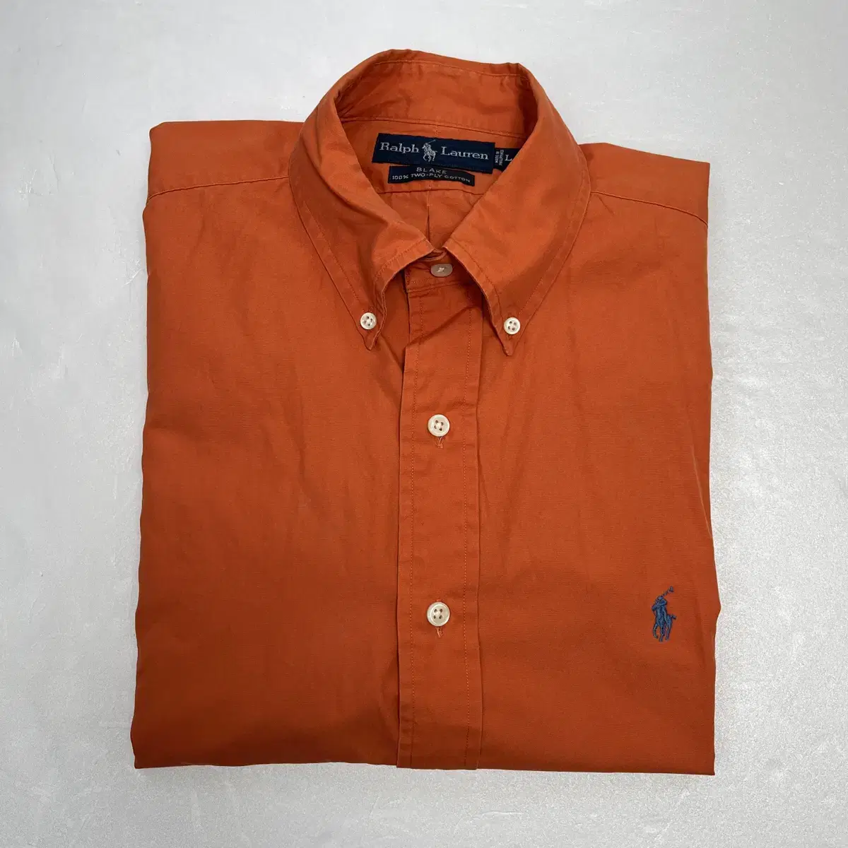 (CT330)L~XL Polo orange double composite long sleeve shirt.Polo