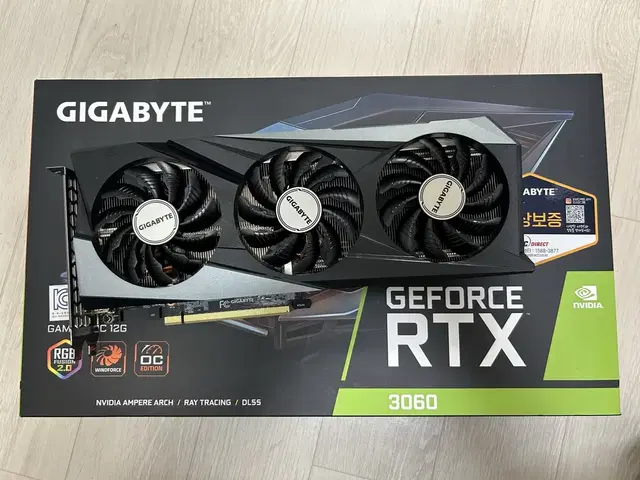 GIGABYTE RTX 3060 GAMING OC 12G