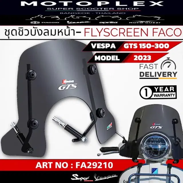 베스파 GTS300 FACO 스모그 스크린