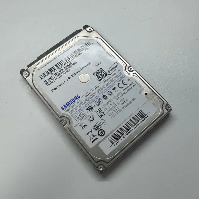 삼성 HDD 500GB 2.5인치 하드디스크 8MB SATA 5400