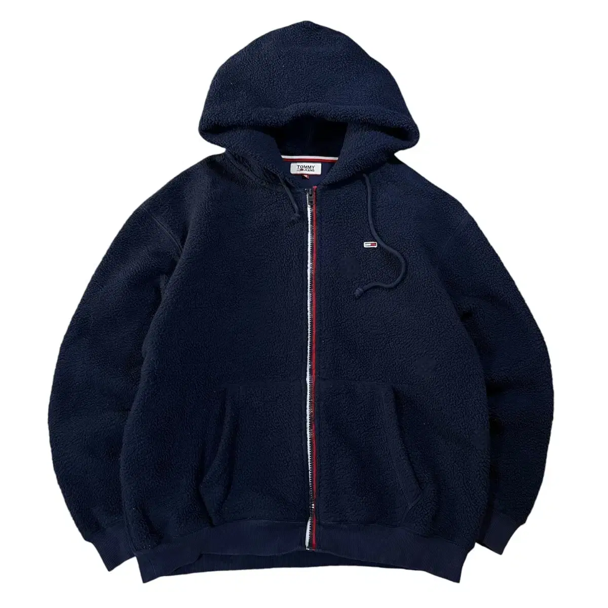 Tommy Jins Fleece Hooded Zip Up