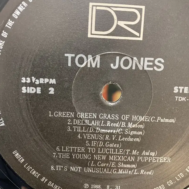 TOM JONES LP / AA5254