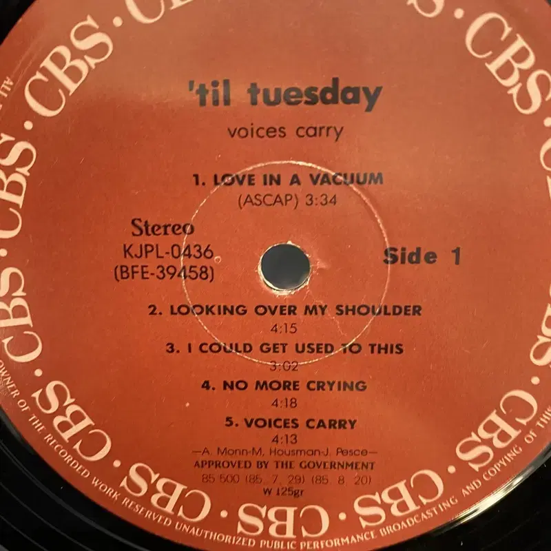 TIL TUESDAY LP / AA5272