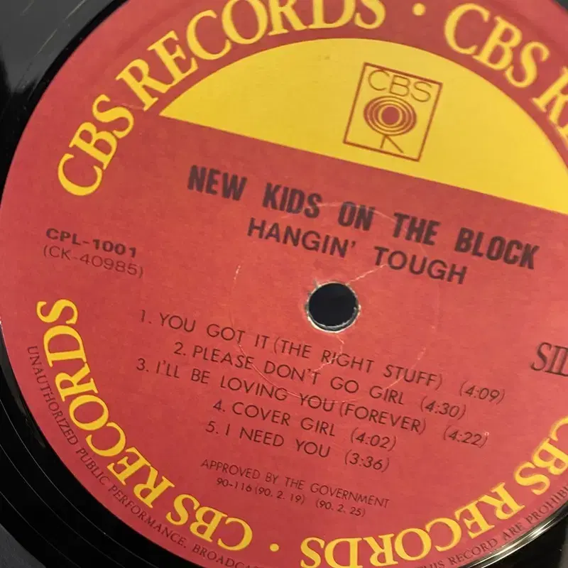 NEW KIDS ON THE BLOCK  LP / AA5275