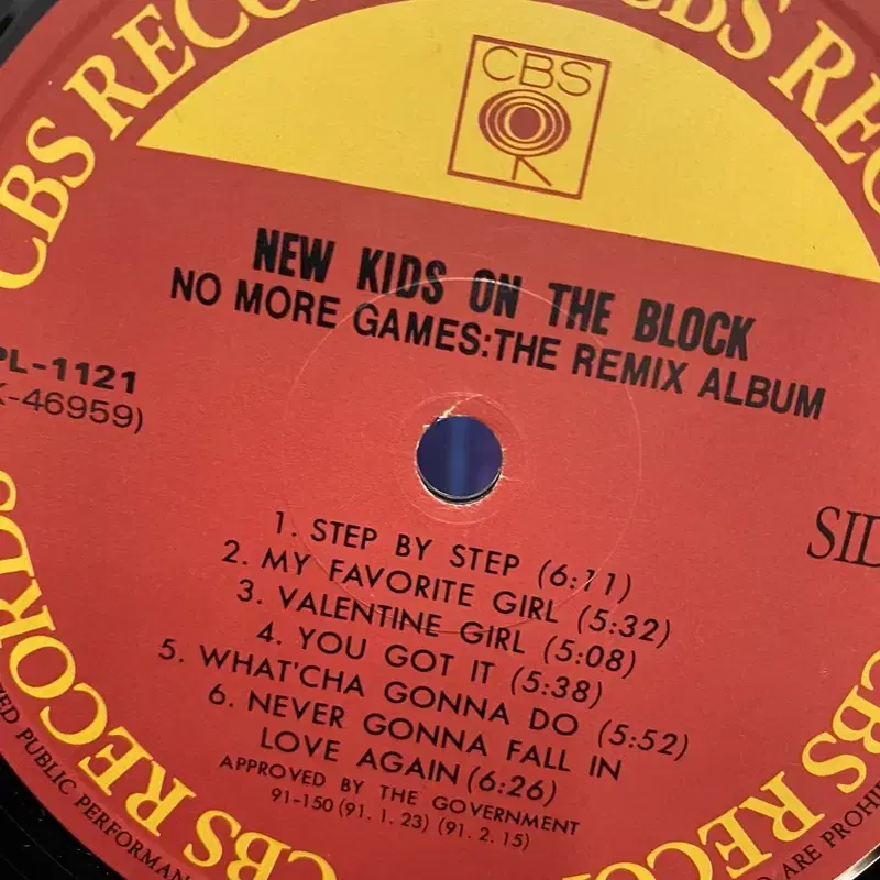 NEW KIDS ON THE BLOCK LP / AA5276