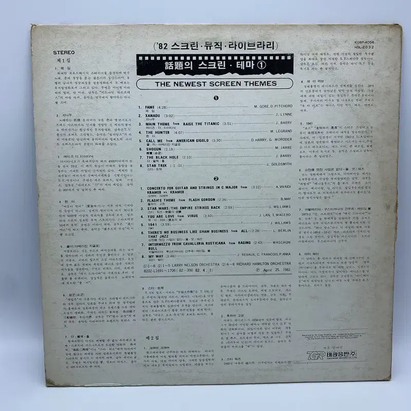 SCREEN MUSIC LIBRARY LP / AA5281