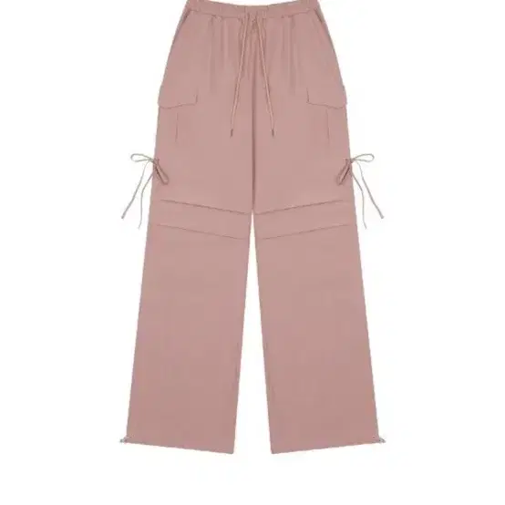 Nuu pink shirring ribbon pants셔링리본팬츠