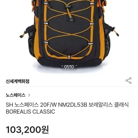 노스페이스 보레알리스 고학년 백팩 및 등산가방