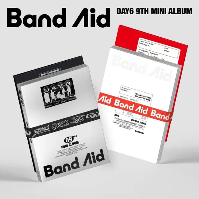 데이식스 밴드에이드 Band Aid 9집 미니앨범(미개봉) 2장 세트